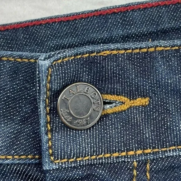 Talbots Jeans Women's Sz 30 Blue Signature Boot Mid-Rise Stretch Denim - Picture 10 of 13